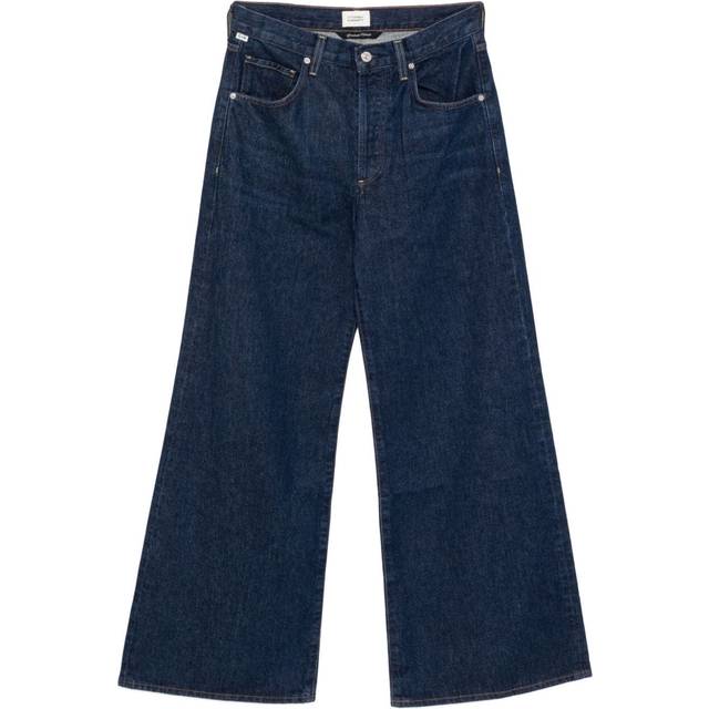 Citizens of Humanity - high-rise wide-leg jeans - women - Organic Cotton/Recycled Cotton/Recycled Lyocell - 29 - Blue