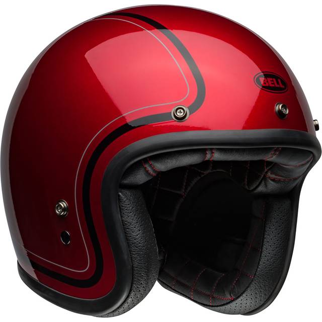Bell Custom 500 Öppen Hjälm Röd M