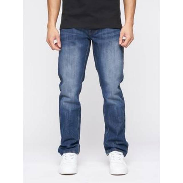 Crosshatch New Embossed Techno Jeans Men's Trainers  Size:  Colour : Navy W30 L32 In Navy