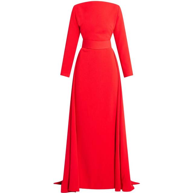 Solace London - Shayla maxi dress - women - Polyester - 10 - Red