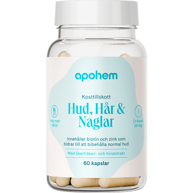 Apohem Hud, Hår & Naglar 60 kapslar