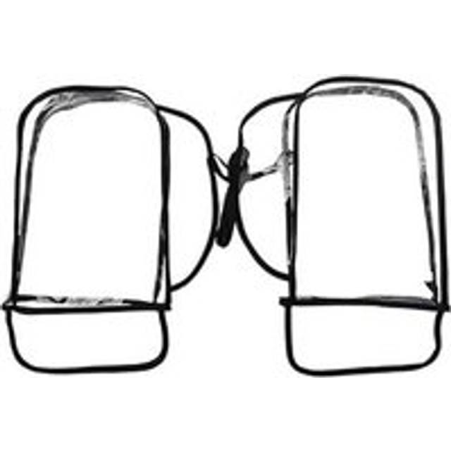 Alwaysh - Motorcycle Scooter Bike Handlebar Covers Gloves 14x8.6 Inch Transparent