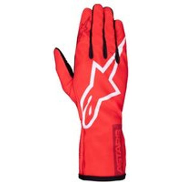 Alpinestars Youth Tech-1 K Race S V2 Pure Gloves Red White Burgundy