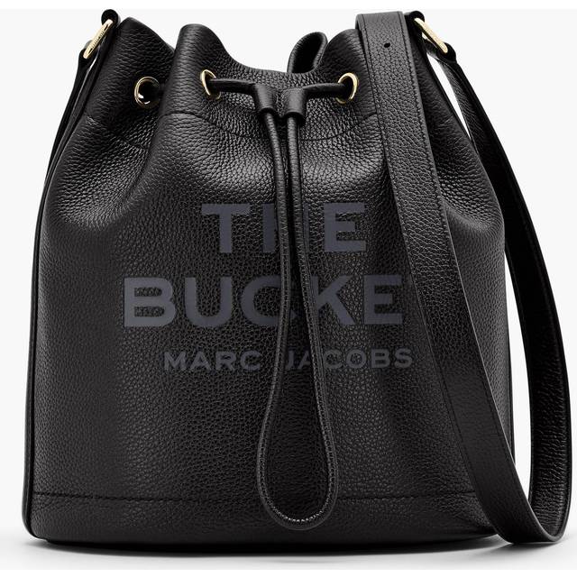 Marc Jacobs The Leather Large Bucket Bag - Black