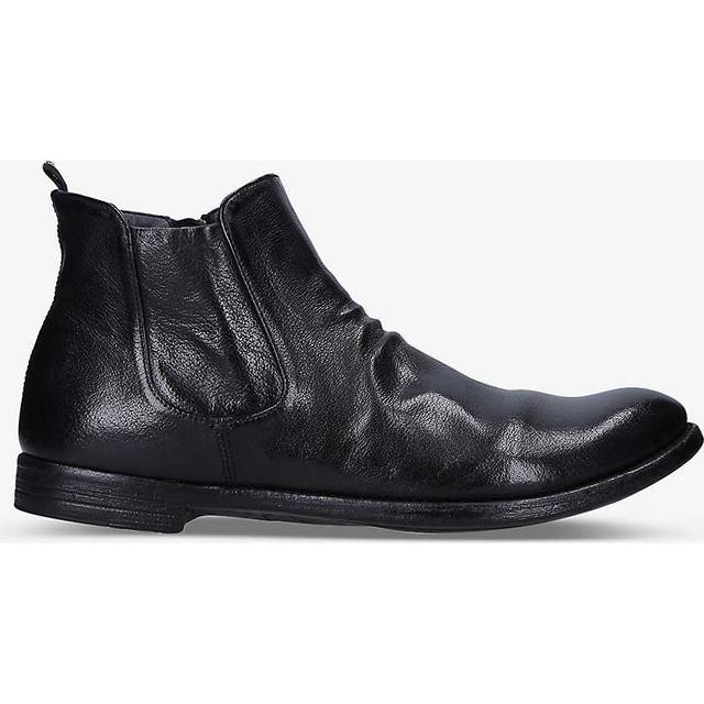 Officine Creative Mens Black Arc 514 Leather Chelsea Boots Eur 42 / 8 Uk Men - BLACK