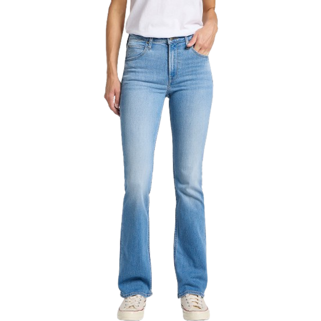 Lee Breese Bootjeans för kvinnor, Mellanglans, 30W x 33L