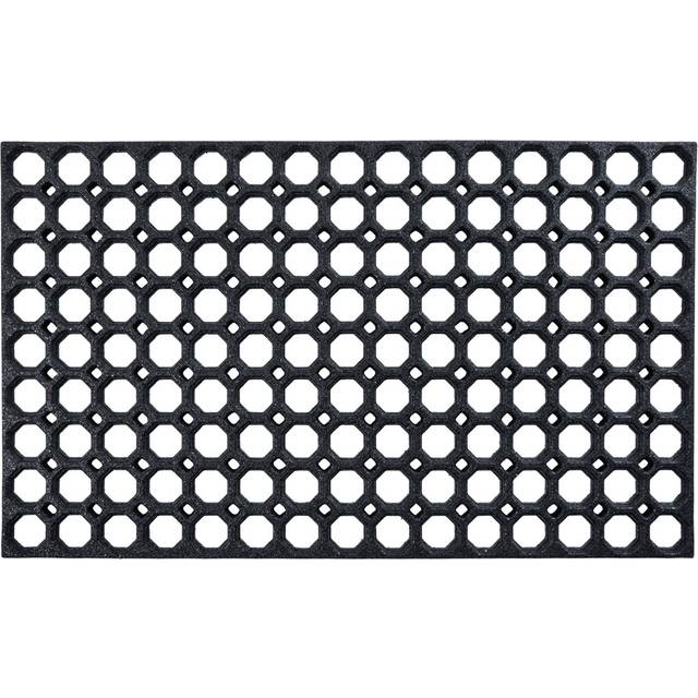 Ranite Non-Slip Door Mat - Black (75cm W x 45cm H)