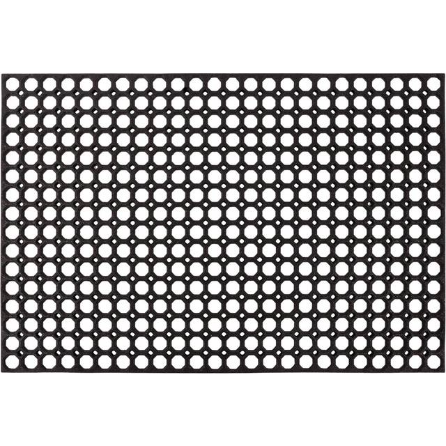 Ranite Non-Slip Door Mat - Black (120cm W x 80cm H)