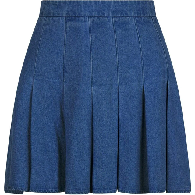 Neo Noir Laurina Denim Skirt - Dark Blue