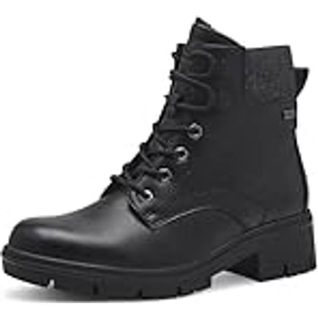 Jana womens ankle boots chunky sole jia lace up black uk size