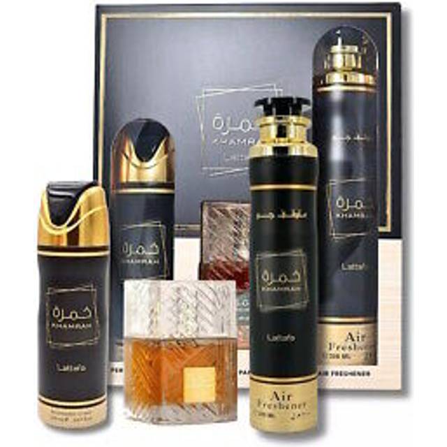 Lattafa Khamrah Eau De Parfum 100ml &amp; Perfumed Spray 200ml &amp; A