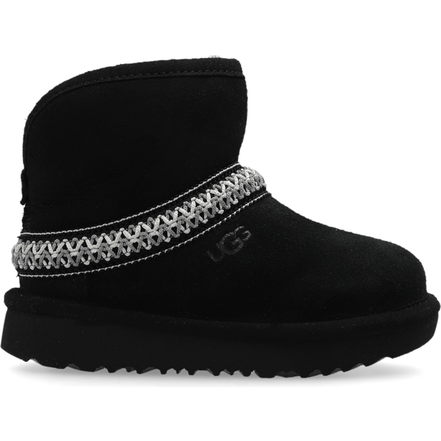 UGG Kids - Classic Mini Crescent boots - kids - Sheep Skin/Shearling/Recycled Polyester/TENCEL™ Lyocell (LENZING)/Recycled Wool/Polyethylene vinyl ...