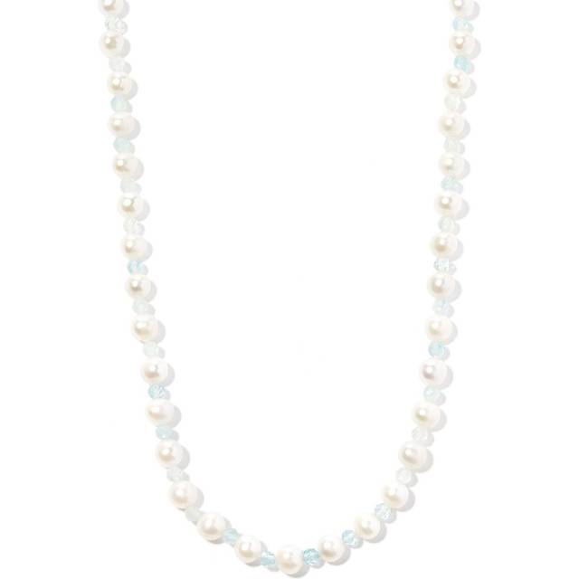 Hatton Labs - silver pearl and bead necklace - men - Silver - OS