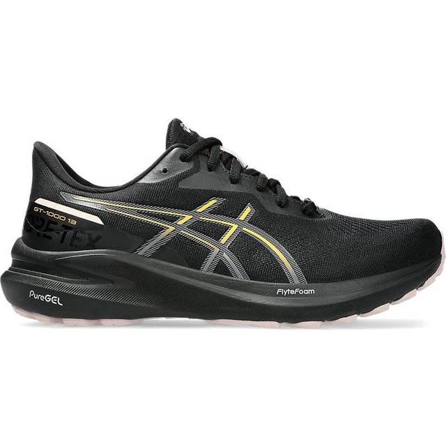 ASICS Gt-1000 13 GTX, damsneakers, Svart Orange Stadium, 35.5 EU