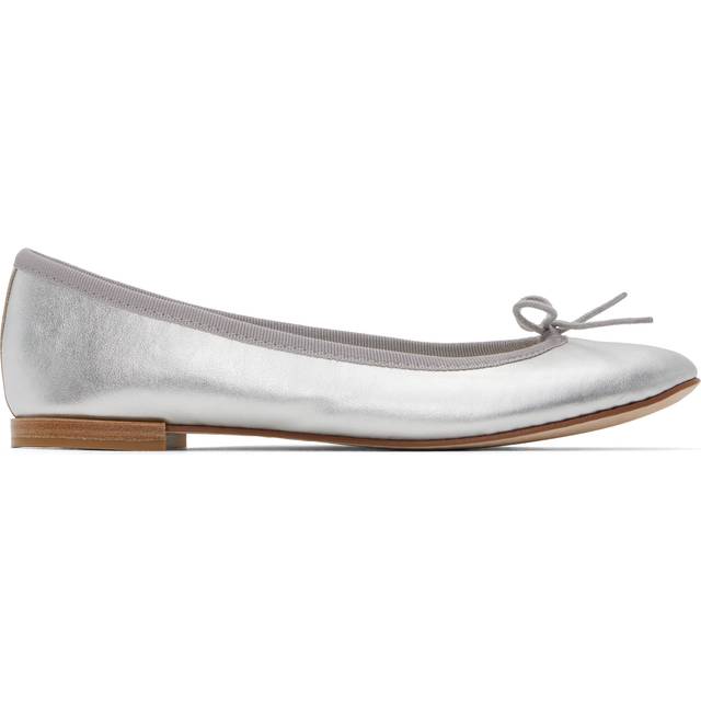 Repetto Silver Cendrillon Ballerina Flats - ARGENT - FR 41