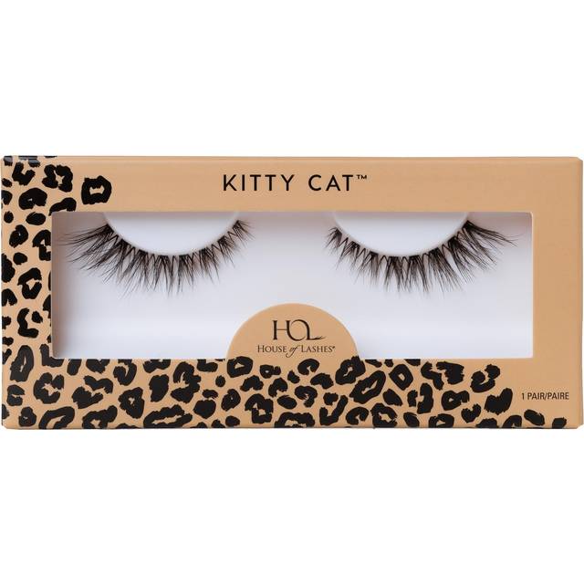 House of Lashes Kitty Cat - Natural  Flared  Cruelty Free Faux Silk Fibers False Eyelashes