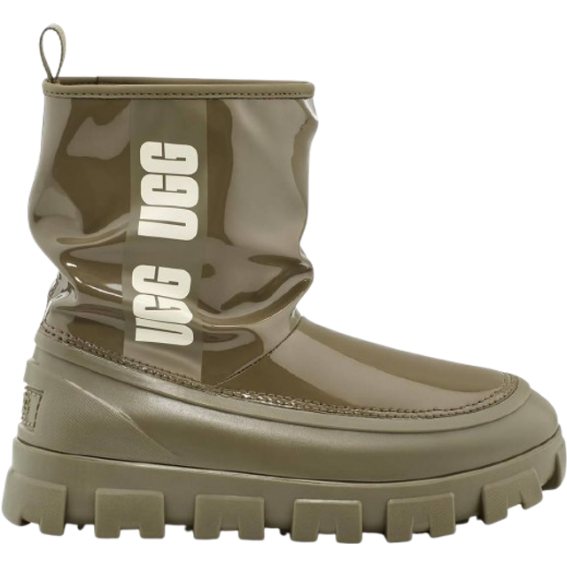 (WMNS) UGG Classic Brellah Mini Boot 'Olive' 1144059-BTOL - olive