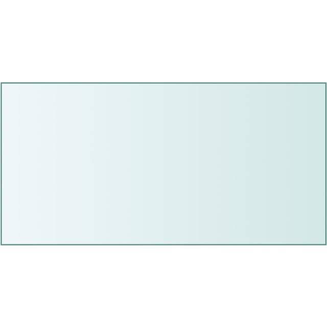 (transparent, 50 x 100 cm) vidaXL Table Top Sturdy Desk Top Replacement Dining Table Top Tempered Glass