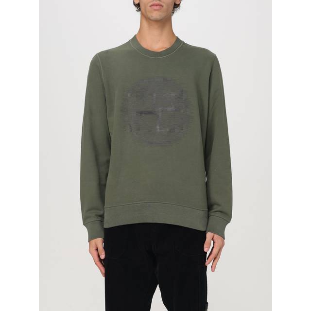 Stone Island, Sweatshirts & Hoodies, Herr, M, Bomull, Sweatshirt - green (M)
