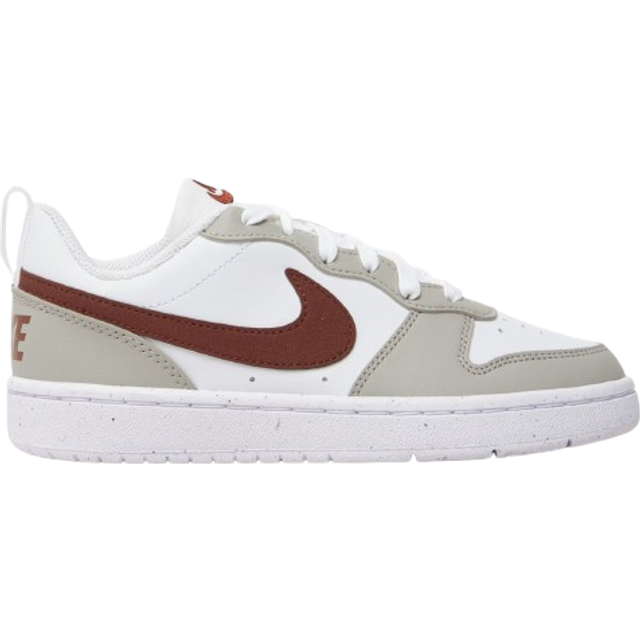 Nike Court Borough Recraft HF äldre barn sko, vit/mörk ponny Lt Iron Ore-White, 35,5 EU, Vit mörk ponny ljus järn eller vit, 35.5 EU