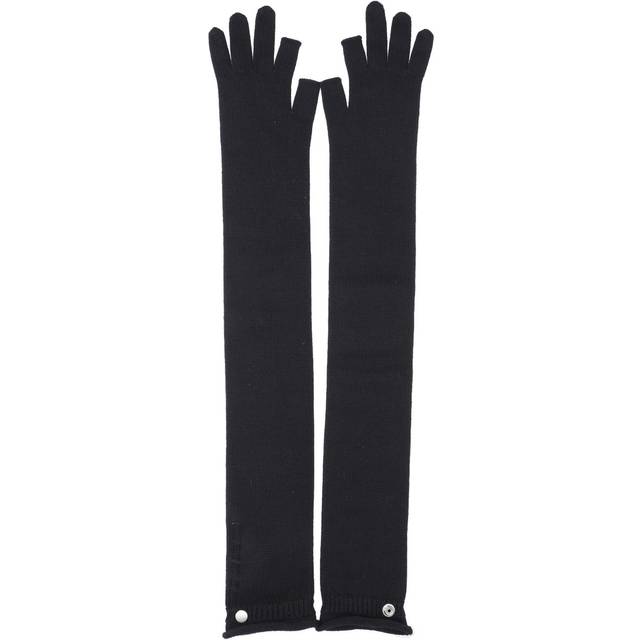Rick Owens Black Porterville Opera Gloves - 09 Black - UNI