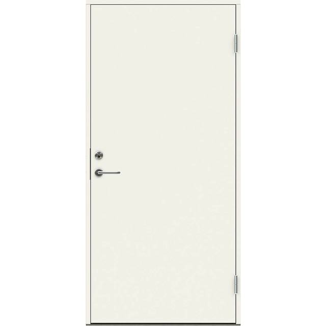 Ytterdörr Swedoor P-1200 Tät Vit NCS-S 0502-Y (standard) (9 x 20, Vänsterhängd)
