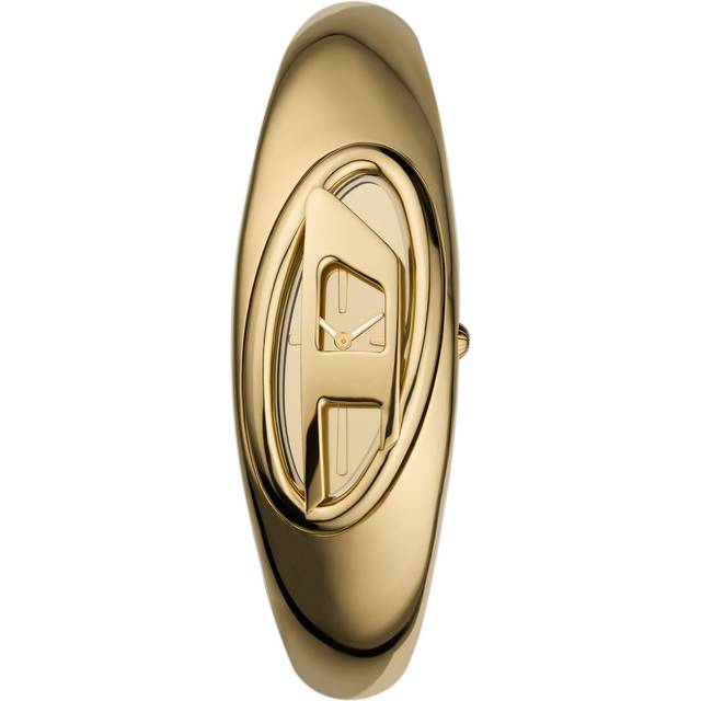 Diesel - Montre Wonder-D à deux aiguilles en acier inoxydable doré - Montres - Femme - Doré - UNI