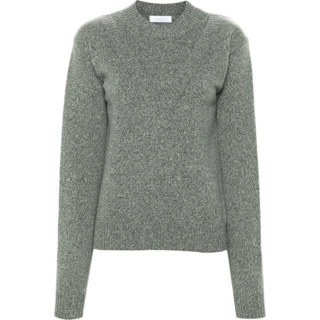 Rabanne - layered sweater - women - Cashmere/Lurex/Wool - L - Green
