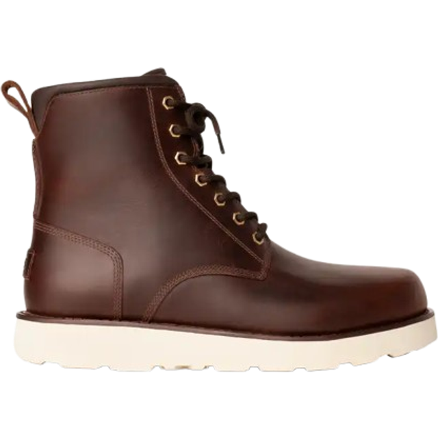 UGG® Cason Boot in Brown, Size 12, Leather/Polyester/Wool - Dark Chestnut