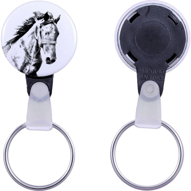 Mustang - unique keychain with a horse picture, handmade product, light and handy pendant from Art-Dog brand