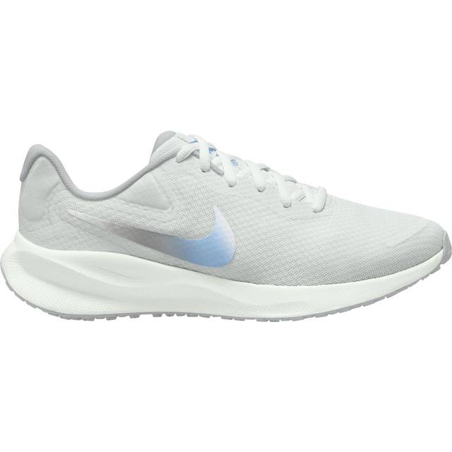 Nike Running – Revolution 7 – Grå och vita löparskor-Grå/a