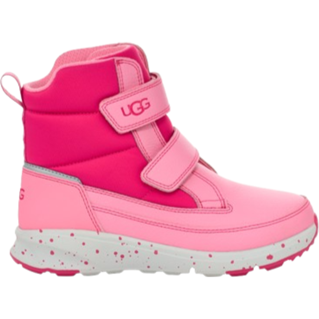 UGG® Dannie Weather Boot in Sachet Pink/Berry, Size 1, Leather/Polyester/Cotton