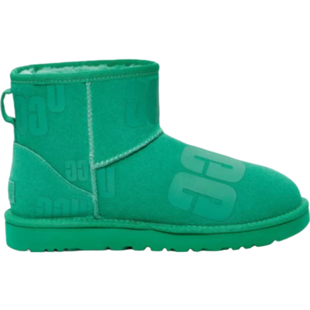 (WMNS) UGG Classic Mini Scatter Graphic 'Black Gray' 1130574-BLK - BLACK/GRAY