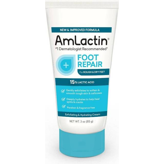 AmLactin, Foot Repair, For Rough & Dry Feet, Fragrance-Free, 3 oz (85 g)