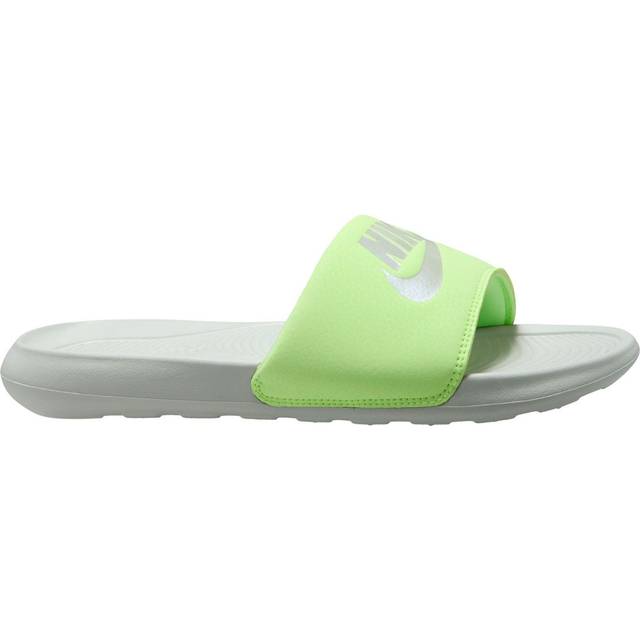 Nike Badtofflor Victori One Shower - Silver/neon Dam - ['Silver'] (40½)