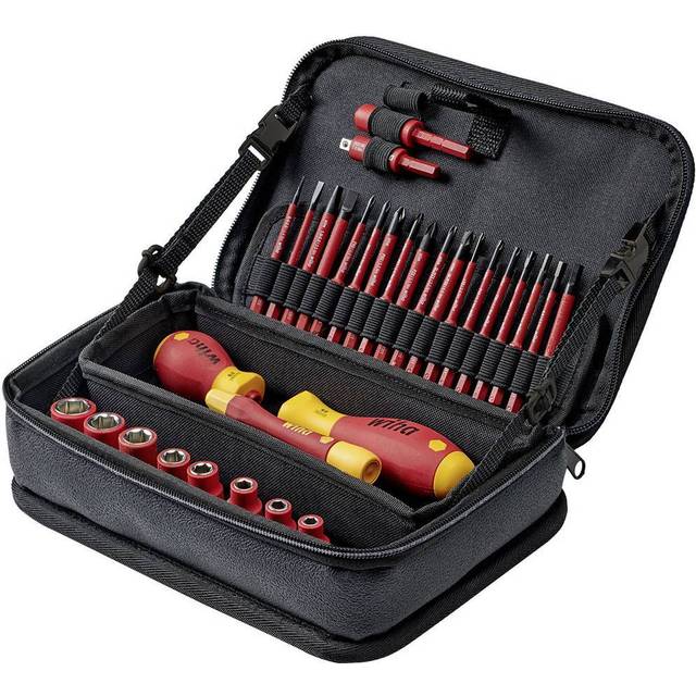 Wiha - electrician's tools set slimVario® electric (43465) 32 pcs. i bits + nut driver inserts + screwdriver handles i mixed in tool bag
