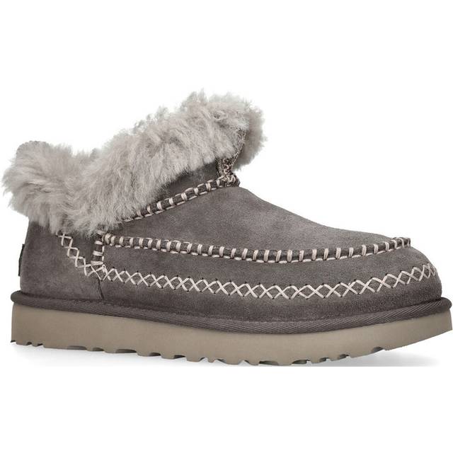 Classic Ultra Mini Alpine Boots - GREY - Founded in 1978 by none other than an Aussie surfer on the Californian coast, UGG has been a staple of cosy comfort essentials ever since. Renowned for their fashion-forward shearling lined boots and snug loungewear- you won't need to look any further than UGG this winter season.