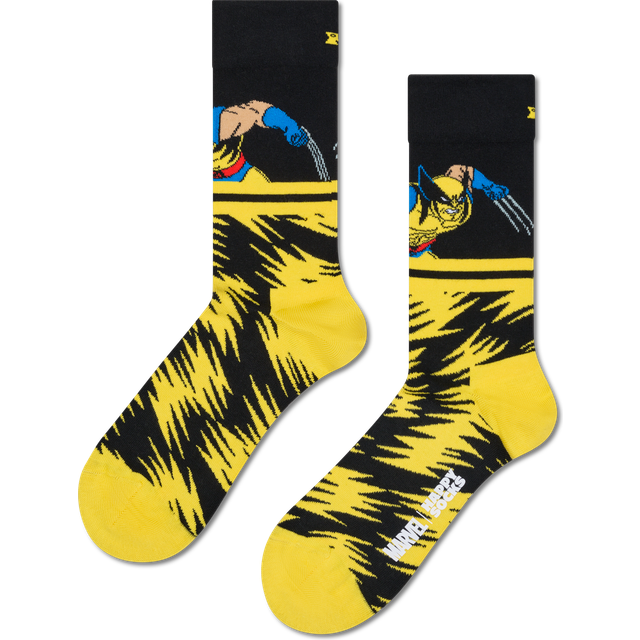 HAPPY SOCKS Marvel™ X-Men Wolverine Sock |Svart |36-40