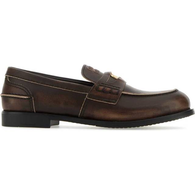 miu miu 'Penny' Loafers - Brown - 40 IT