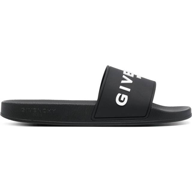 Givenchy - logo-debossed slides - men - Polyurethane/Rubber/Polyurethane - 40 - Black