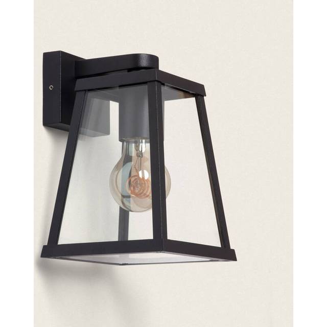 Edit Dawn Outdoor Hanging Lantern Wall Light - Black