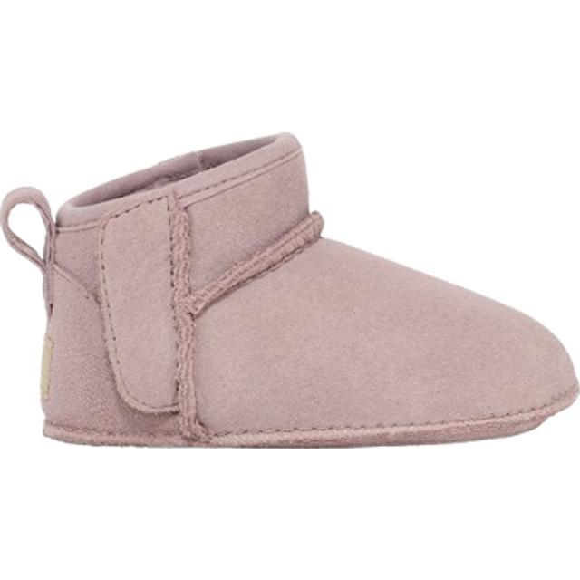 UGG® Classic Ultra Mini Bootie for Kids in Pale Smoke, Size 0.5, Suede/Wool