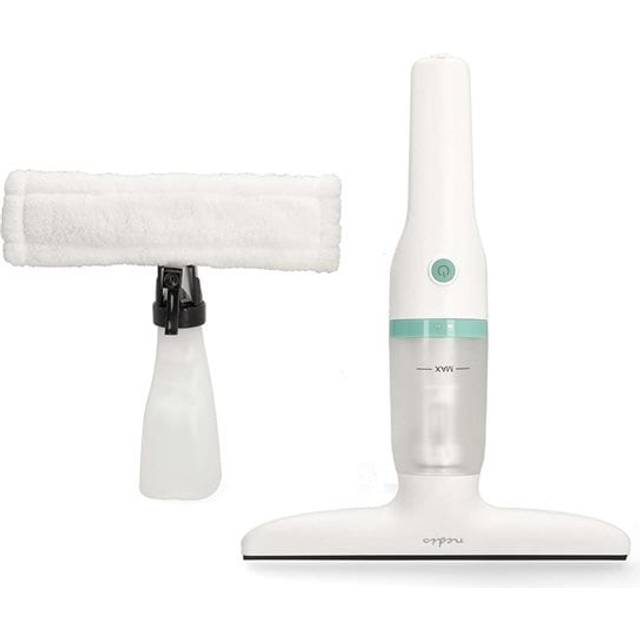 Nedis Fönstertvätt | 12 W | 1200 Pa | Kapacitet smutsvattentank: 60 ml | Avtagbar smutsig vattentank | Grön / Vit