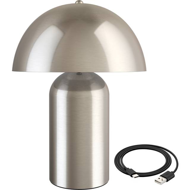 Liten bordslampa Kade, dimbar - Matt nickel