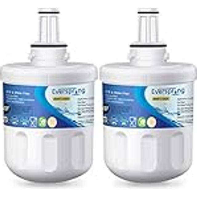 EVERSPRING Kylskåp Vattenfilter Ersättning för Samsung DA29-00003F, DA29-00003G, Aqua Pure Plus Hafin, DA29-00003B, DA29-00003A, DA97-06317A, RFC1100A, 2 stycken RWF1100A (faktura finns)