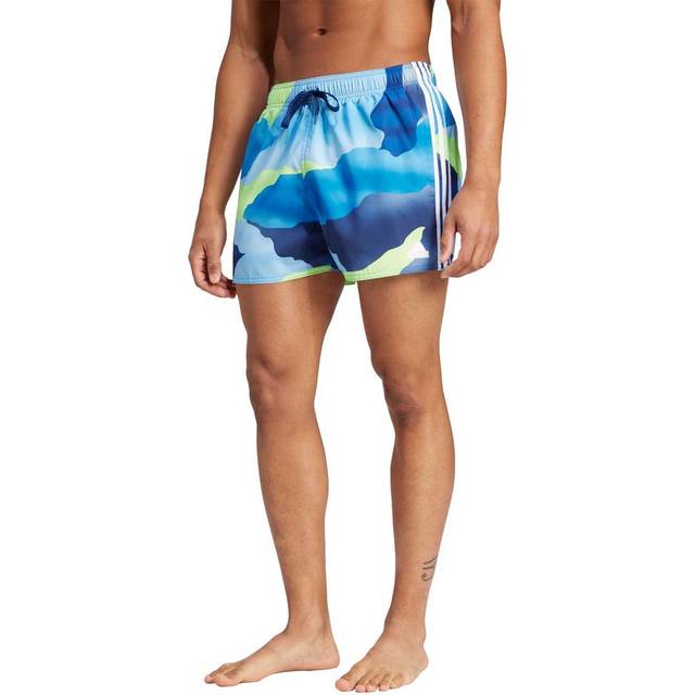 Adidas - City Escape Camo 3-Stripes Clx Swim Short - Shorts-Badehose