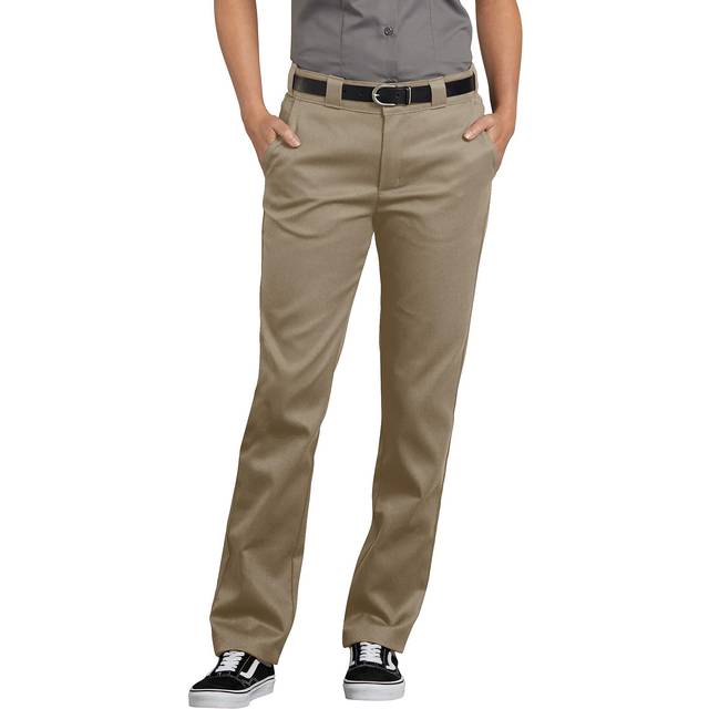 873 Slim Straight Work Trousers in Khaki - 33W 32L