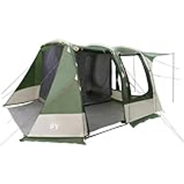 vidaXL Car Tent Green Waterproof