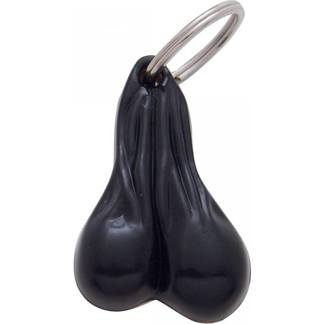 "United Pacific 78011 2-1/2"""" Small Ball Novelty Key Chain - Black"