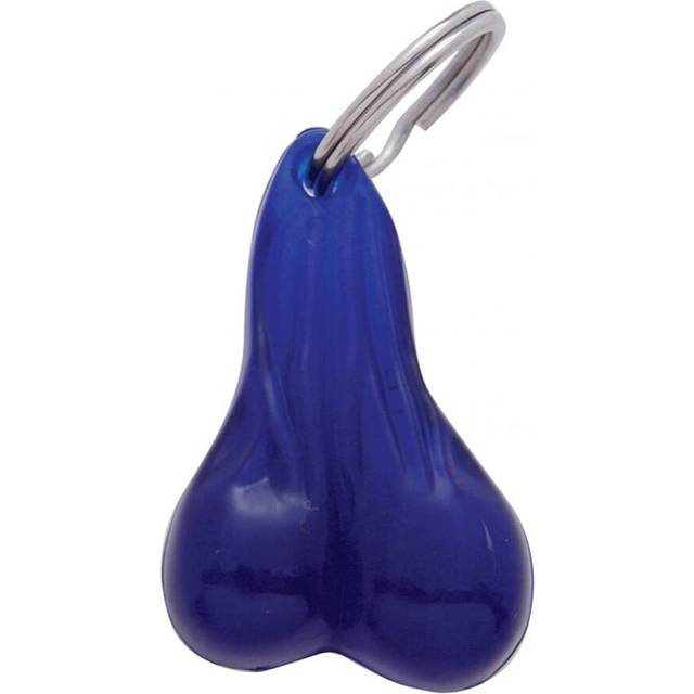 "United Pacific 78012 2-1/2"""" Small Ball Novelty Key Chain - Blue"